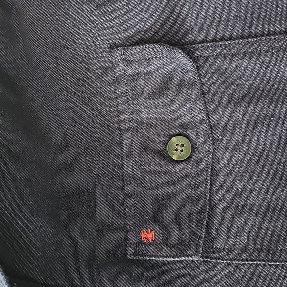 IZOD Men’s Quilted Insulated Shacket – Button Up Jacket, Navy, Size Medium - Picture 4 of 7